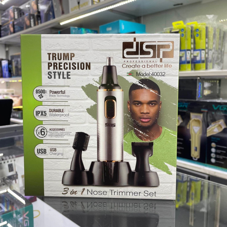 ست موزن گوش و بینی و خط زن دی اس پی مدل DSP model 40032 Nose trimmer set