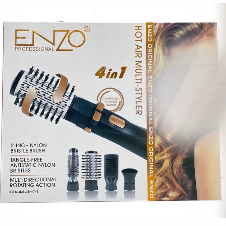 سشوار چرخشی چندکاره انزو مدل ENZO -746 ا ENZO professional and 4 midL746