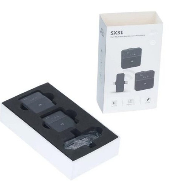 میکروفون بی سیم یقه ای دو کاربر انسر Answer SX31 Dual