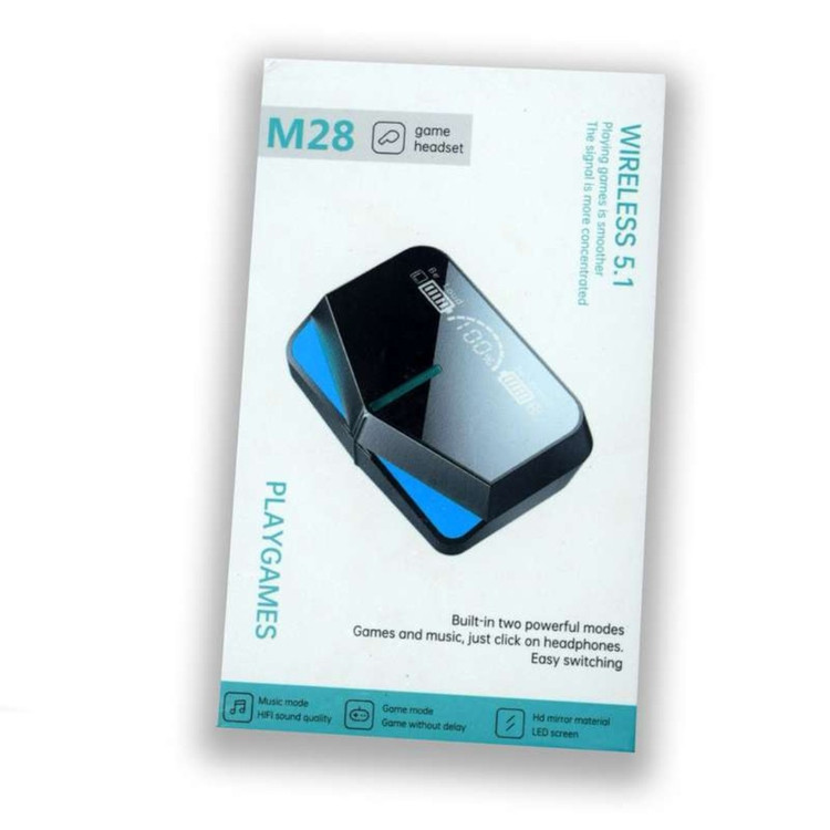 هندزفری و ایرپاد بیسیم گیمینگ بلوتوثی مدل M28