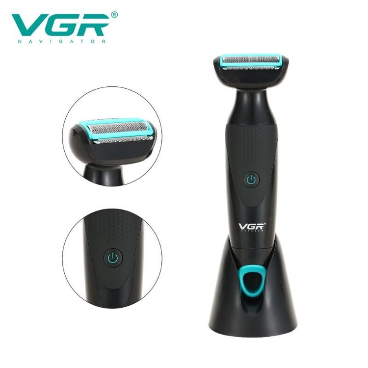 ماشین اصلاح بادی گروم ژیلت شارژی موی صورت و بدن VGR V-601 اصلی