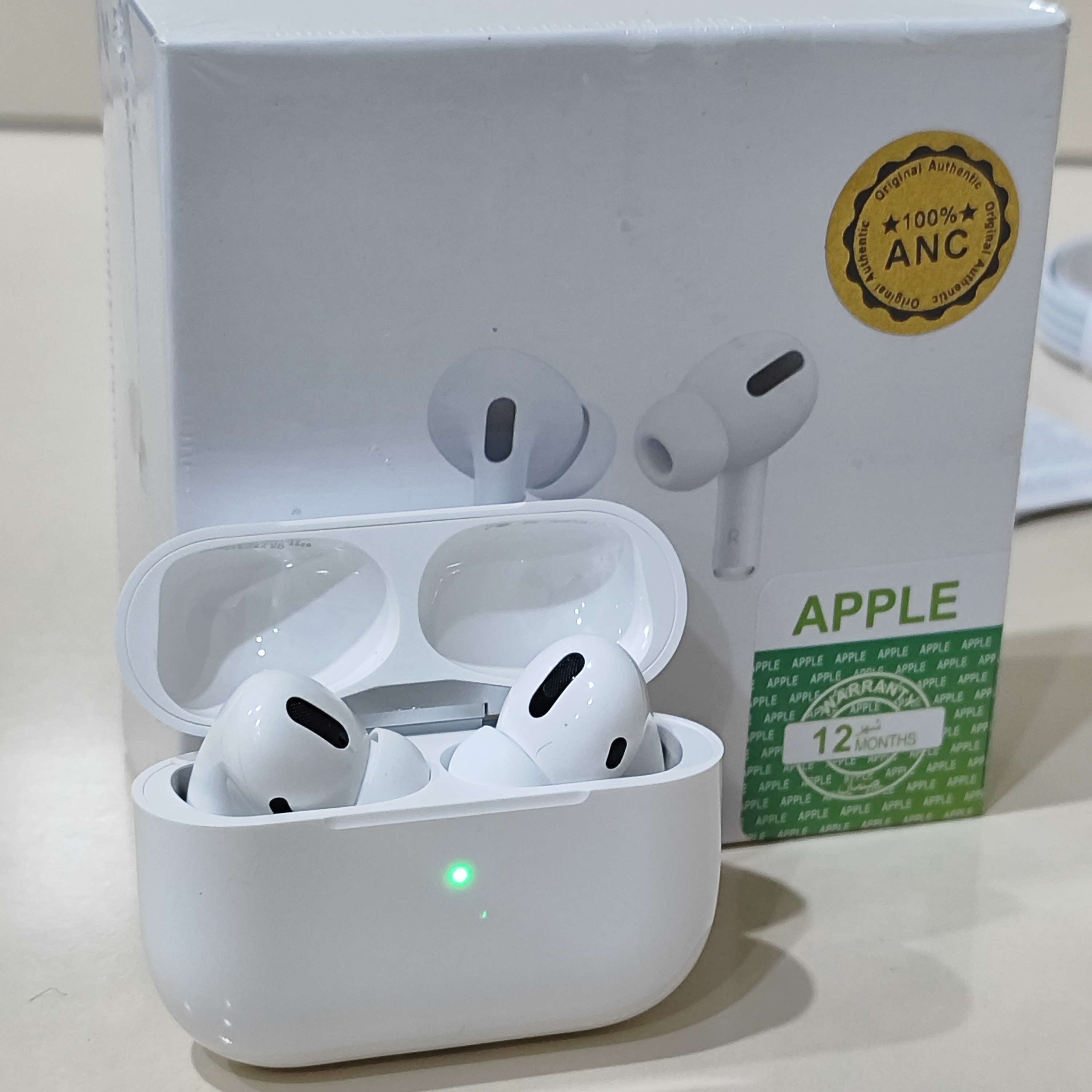 ایرپاد پرو اپل  Airpods pro گارانتی 12 ماهه سبز اماراتی