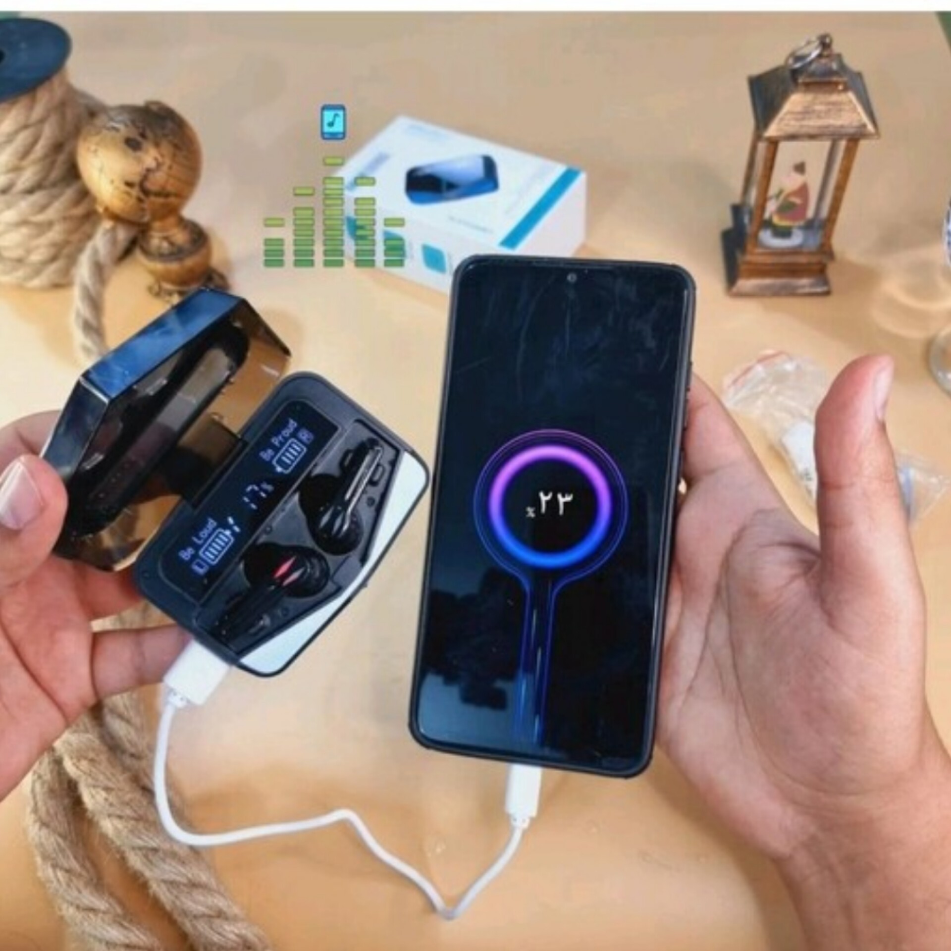 ایرپاد ضد اب بلوتوثی گیمینگ newvest m28فوق العاده عالی(مشکی)