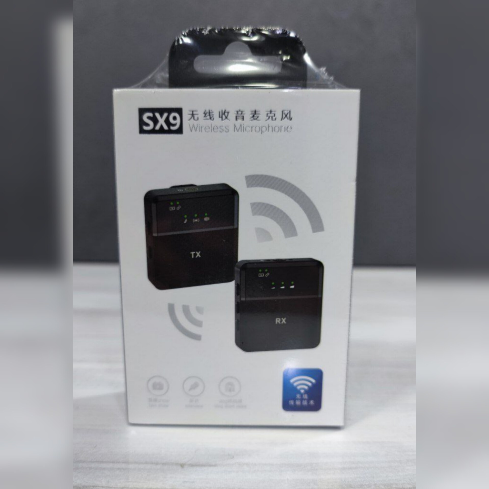 میکروفون یقه ای مدل SX9 تک میکروفون