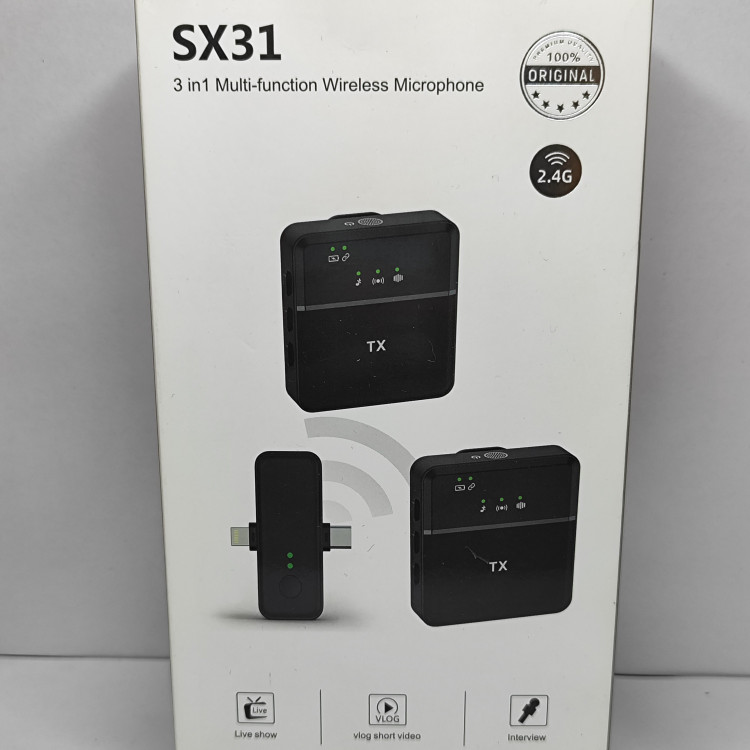 میکروفون یقه ای دو عددی کیفیت عالی مدل SX31