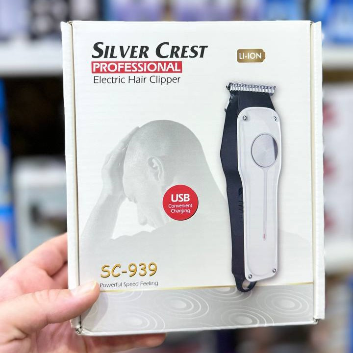 ریش تراش یا خط زن سیلور کرست مدل SC-939 برند المان باتری لیتیومی و فست شارژ فروش ویژه به قیمت عمده
