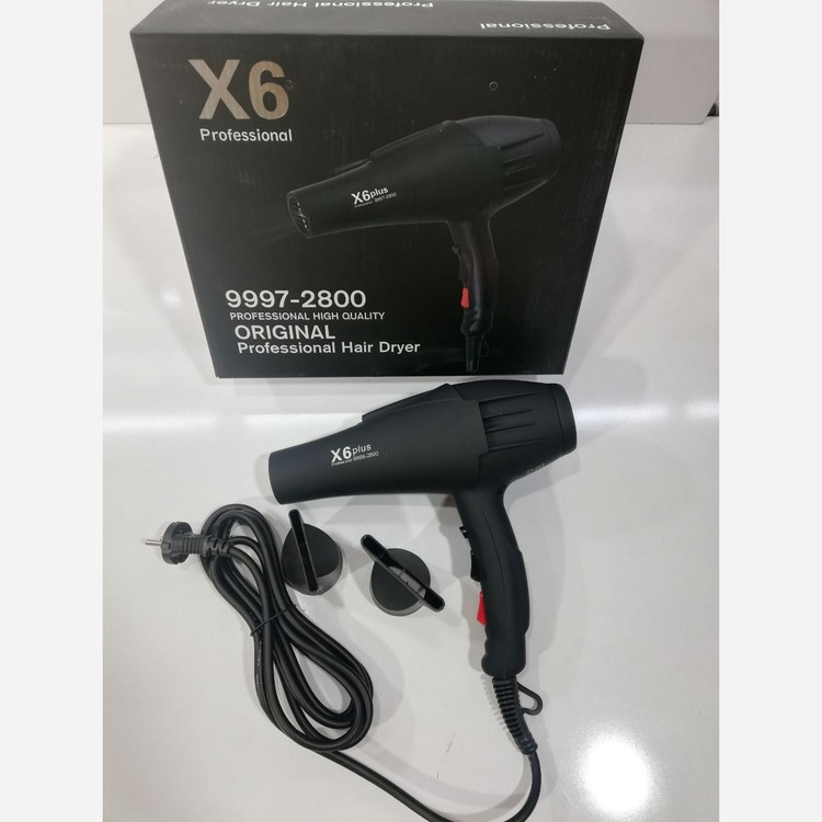 سشوار X6 مخملی نشکن لیزری موتور سنگین