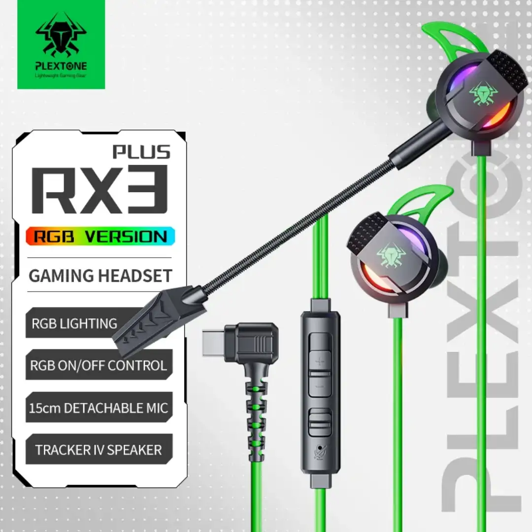 هندزفری گیمینگ پلکستون plextone RX3 Plus RGB