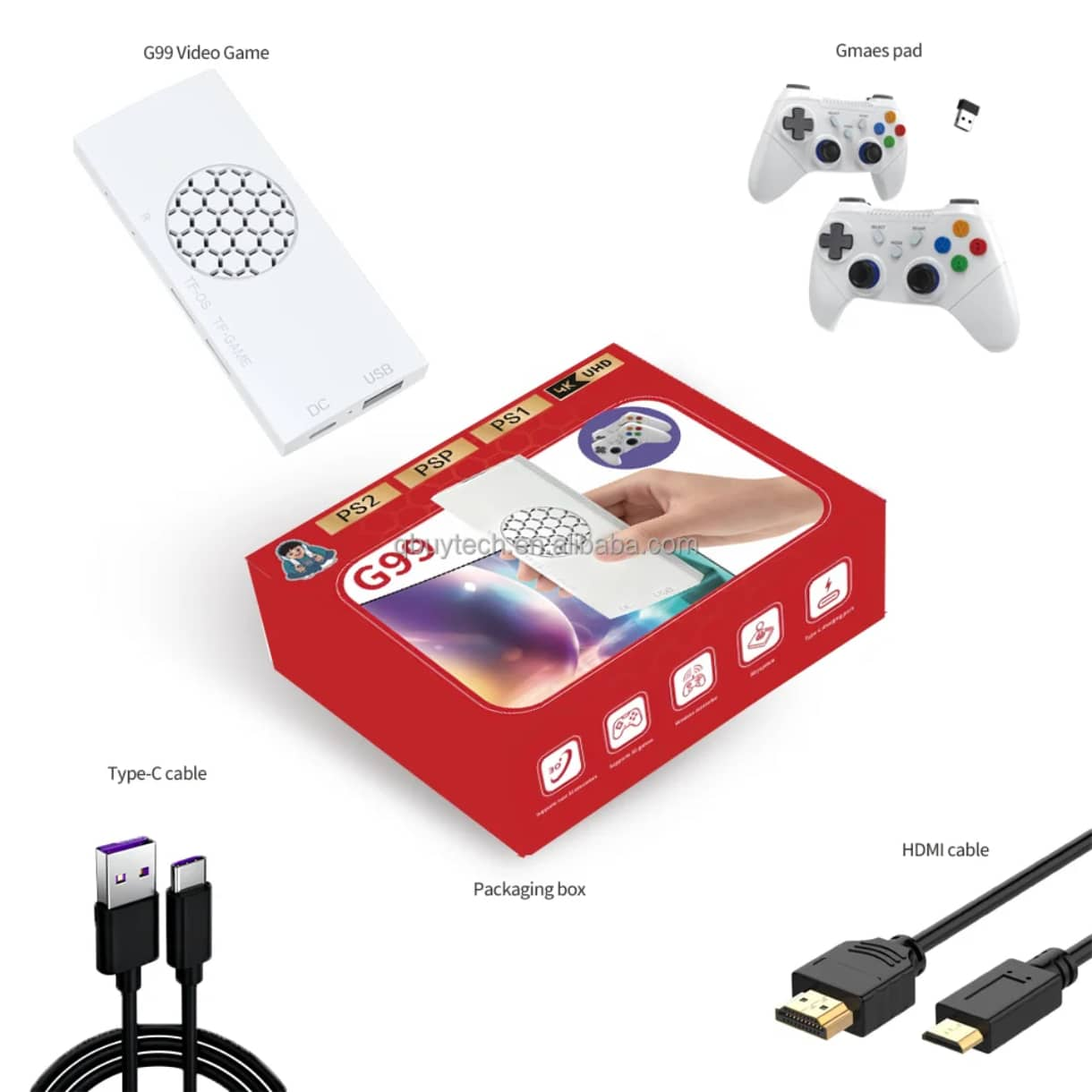 کنسول بازی گیم استیک G99 ساپورت بازی ps2