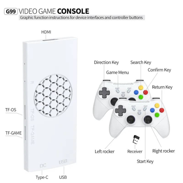 کنسول بازی گیم استیک G99 ساپورت بازی ps2