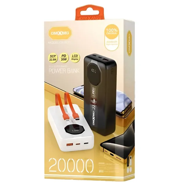 پاوربانک OMXMO مدل PD-11 ظرفیت 20000 هزار میلی آمپر
