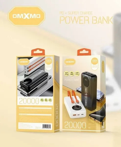 پاوربانک OMXMO مدل PD-11 ظرفیت 20000 هزار میلی آمپر