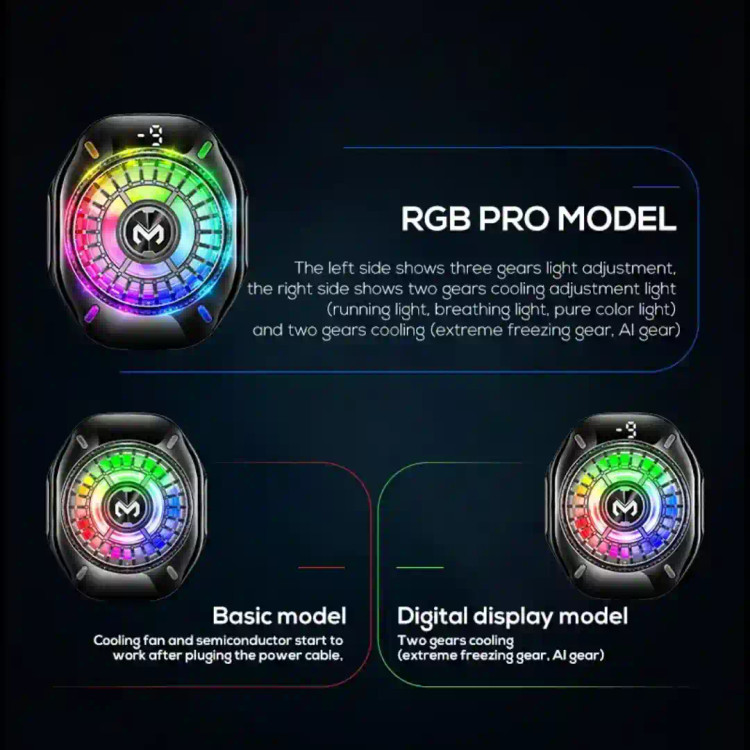 خنک کننده رادیاتوری موبایل مدل ممو memo cx10 pro
