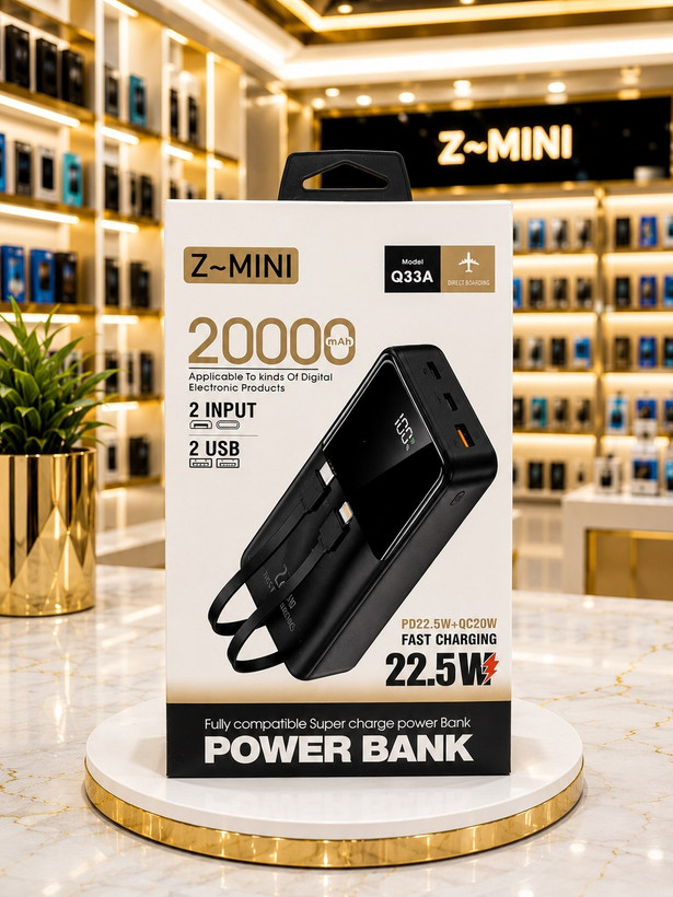 پاوربانک اورجینال Z~MINI ⭕️20000mAh ⚡️FAST CHARGING