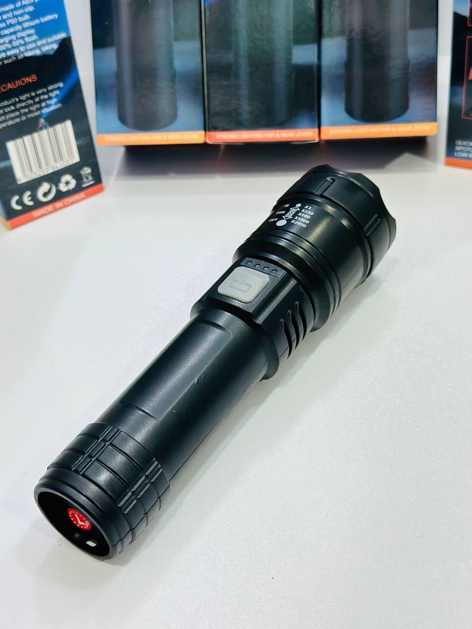 چراغ قوه LED شارژی ⭕️⭕️مدل L-39