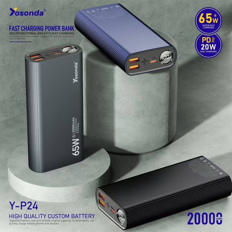 پاوربانک اورجینال 🔴 برند ،yosonda مدل Y-P24