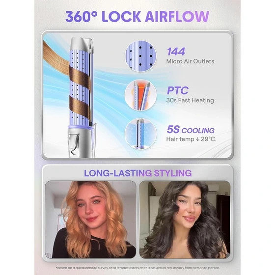 حالت دهنده مو شیگلم Cool Lock Airflow | سایز 25 میلی متر