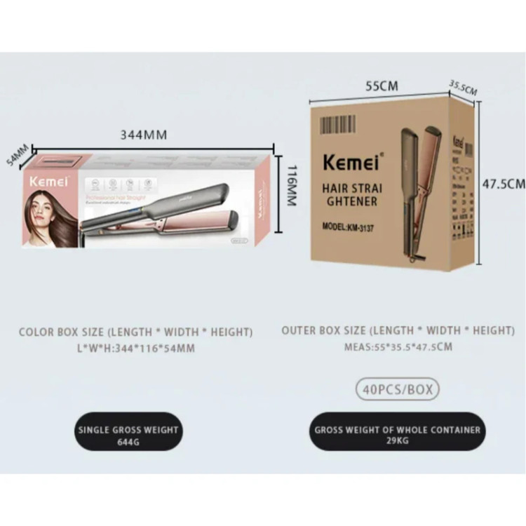 ویو مو متوسط Kemei اورجینال مدل KM-3138