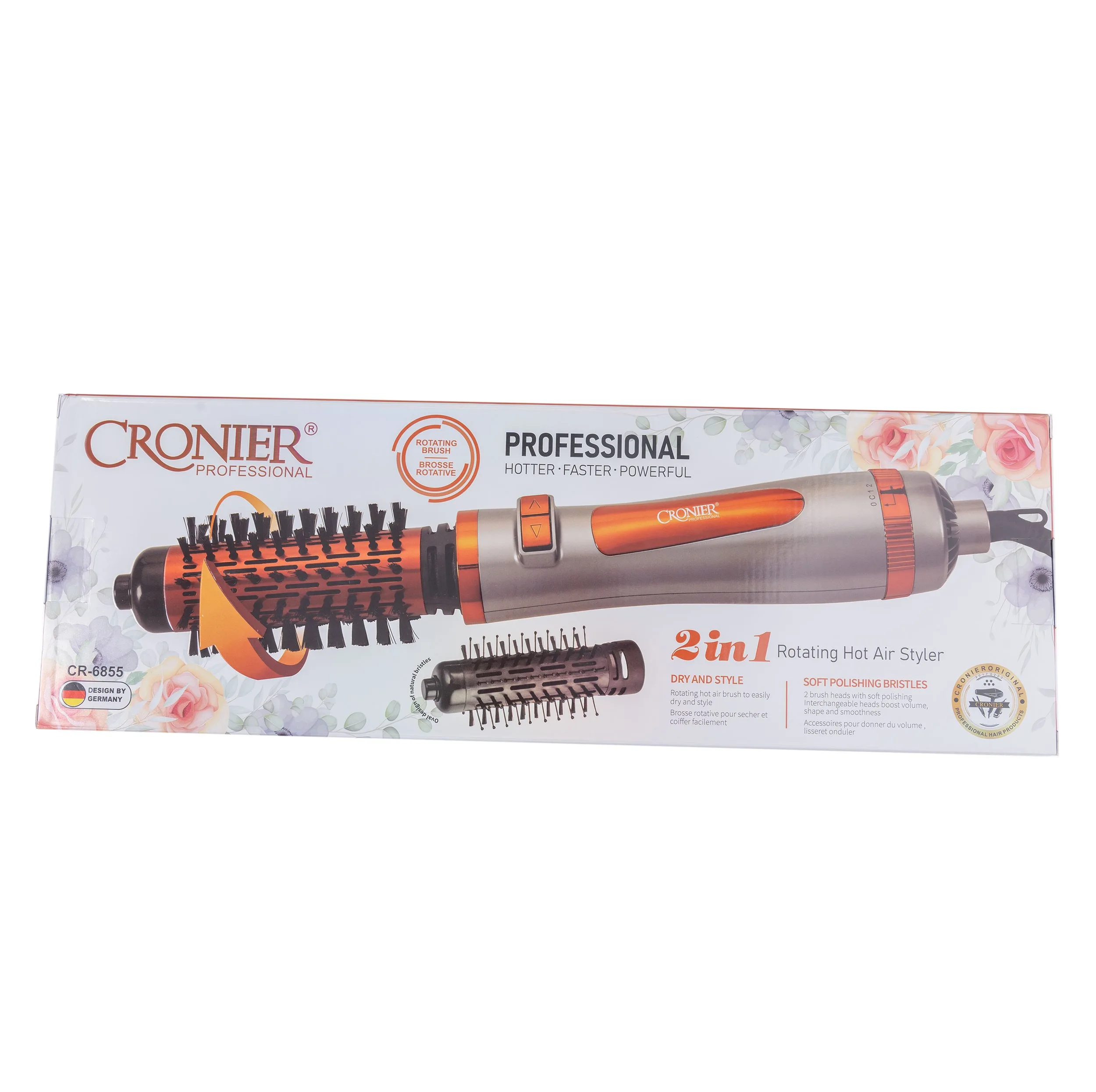 سشوار چرخشی کرونیر مدل CR6855 با باد سرد