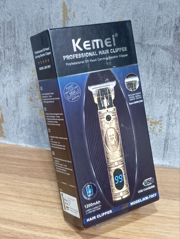 ماشین اصلاح کیمی مدل KM-700Y با تیغه کربن استیل و صفر زن