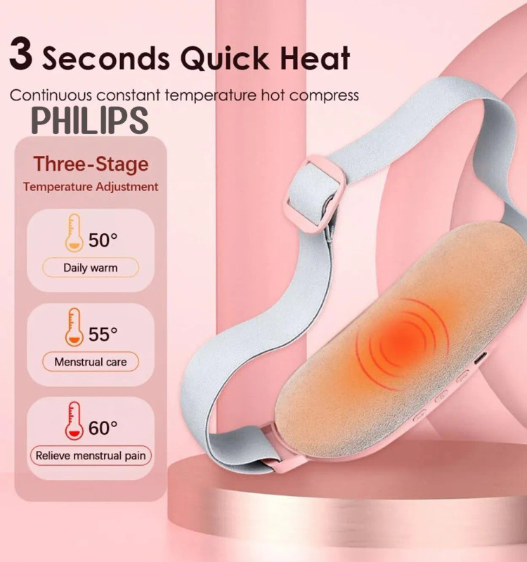 کمربند ماساژ و شکم بند حرارتی قاعدگی فلیپس PHILIPS PROFESSIONAL NETHERLANDS 58763