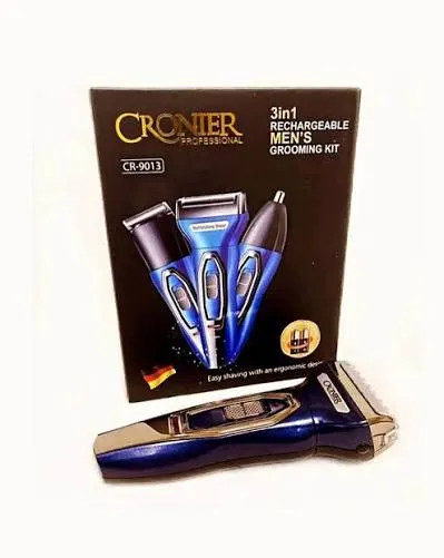 ماشین ریش تراش کرونیر آلمان سه کاره CRONIER PROFESSIONAL9013 ماشین ریش تراش کرونیر آلمان سه کاره CRONIER PROFESSIONAL9013 ماشین ریش تراش کرونیر آلمان سه کاره CRONIER PROFESSIONAL9013