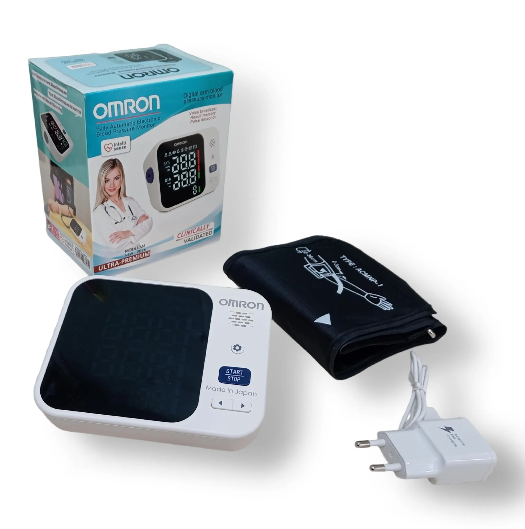 دستگاه فشار سنج امرون اورجینال استاندار اتحادیه پزشکی omron PROFESSIONAL M8 2026