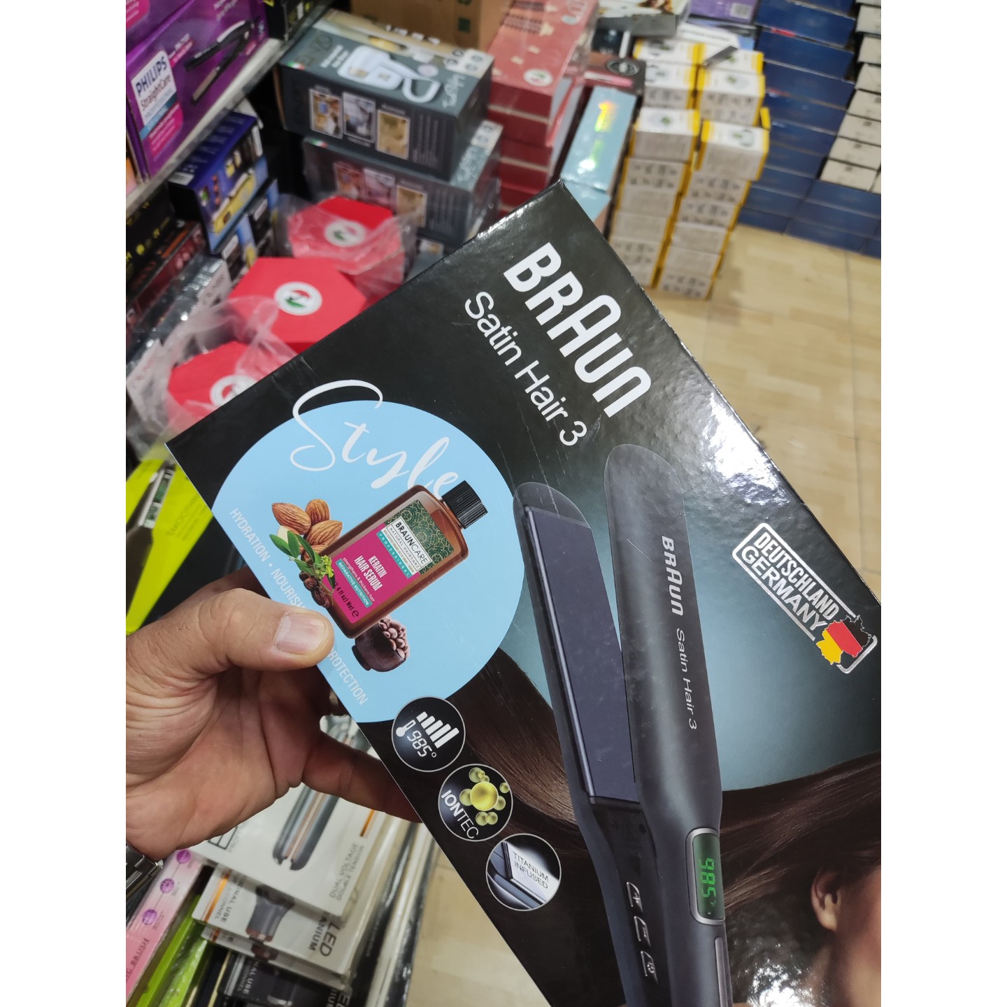 اتومو براون اورجینال المان BRAUN GERMANYsatin Hair3
