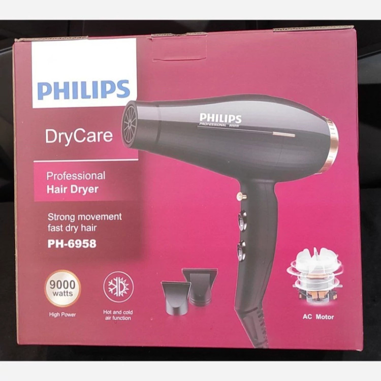 سشوار حرفه ای مارک فلیپس متور سیم پیچی PHILIPS 6958
