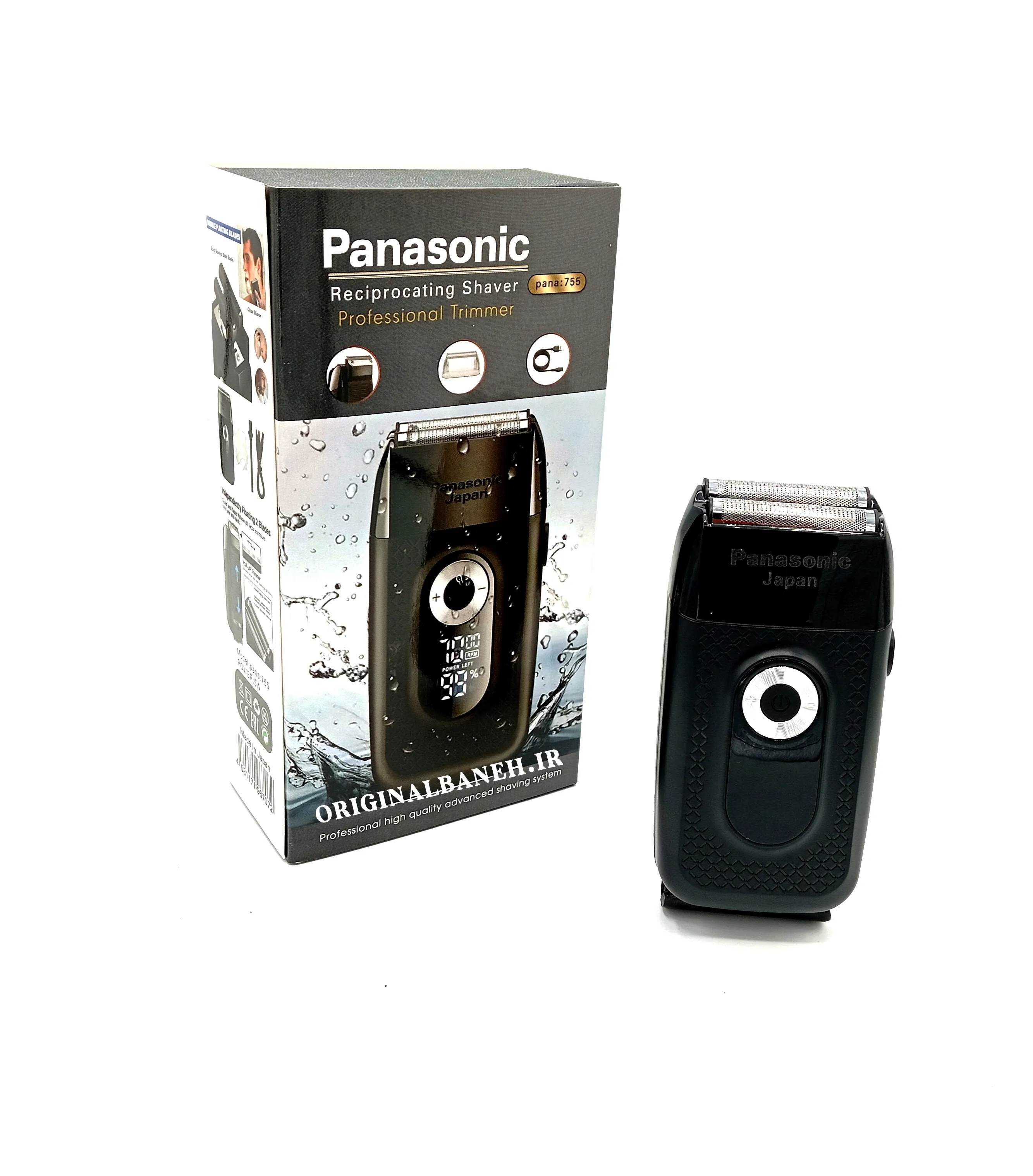 ریش تراش غلطکی ضدحساسیت پاناسونیک ژاپن panasonic pa-755