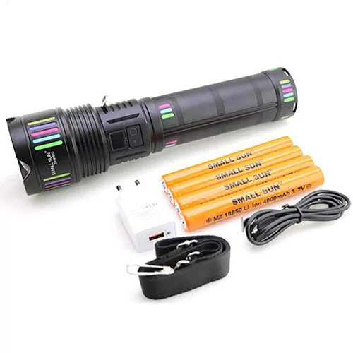 چراغ قوه زومدار اسمال سان جعبه فلزی ZY-W512