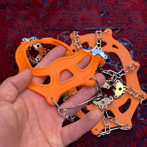 کرامپون ژله ای 24 شاخه (زنجیر کفش) سایز 36 تا 44