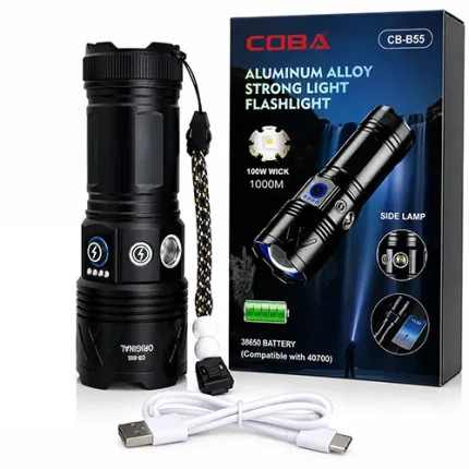 چراغ قوه پلیسی شارژی کوبا COBA مدل CB-B55