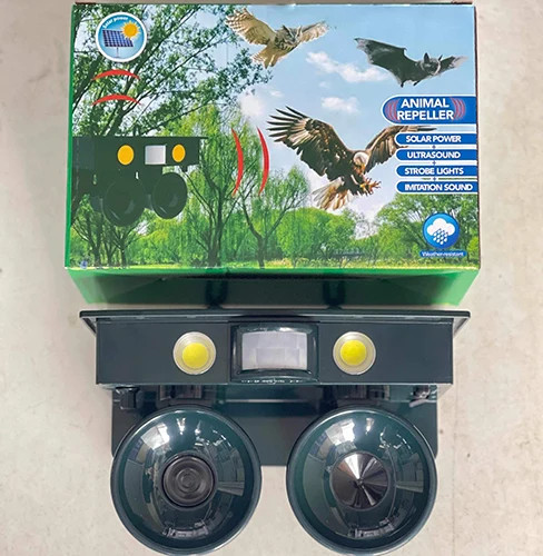 دستگاه دفع پرندگان و حیوانات خورشیدی Solar Outdoor Pest Repeller