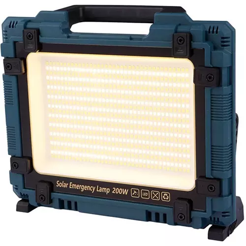 پروژکتور شارژی خورشیدی 200 وات مدل W8109-1
