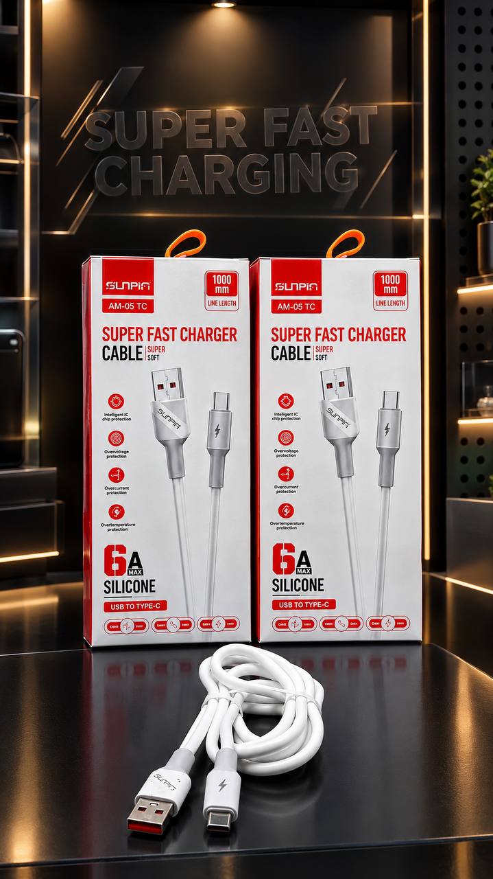 کابل شارژ تایپ سی مدل AM-05 TC