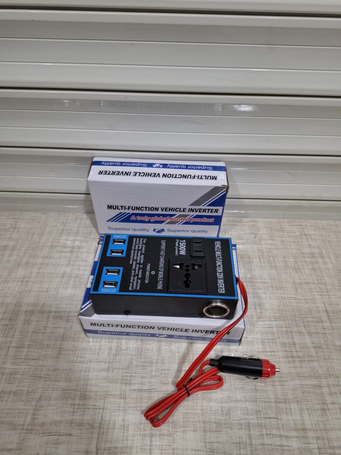 تبدیل برق خودرو به برق شهری مدل 1500W ورودی ۱۲ ولت