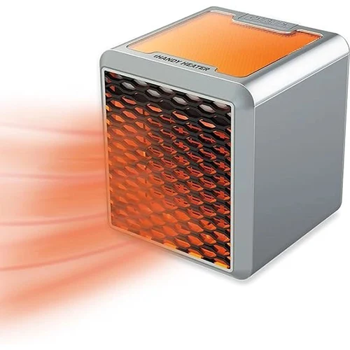 هیتر برقی سرامیکی Handy Heater با توان ۱۵۰۰ وات و سیستم گرمایش فن‌دار