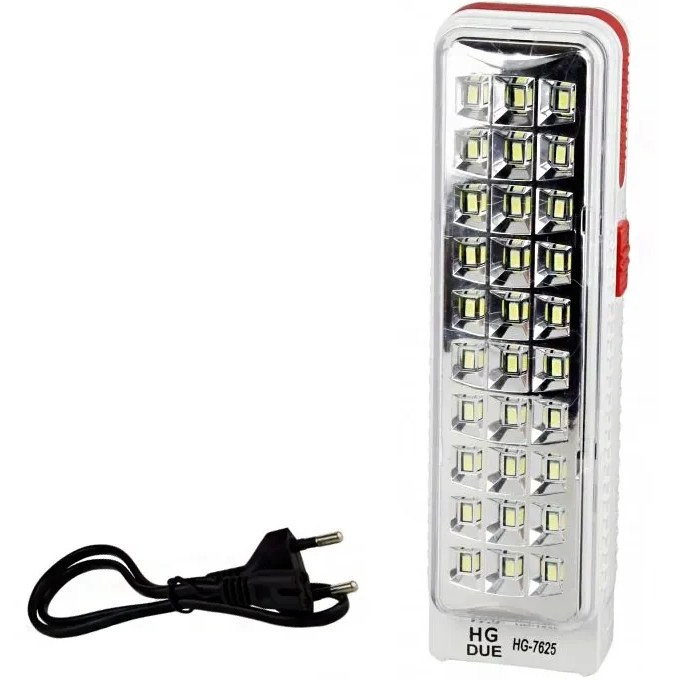 چراغ اضطراری شارژی مدل HG-7625 | چراغ LED قابل حمل