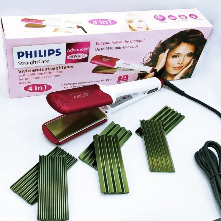 اتو مو چهارکاره فیلیپس PH-8425 برای صاف کردن و حالتدهی مو