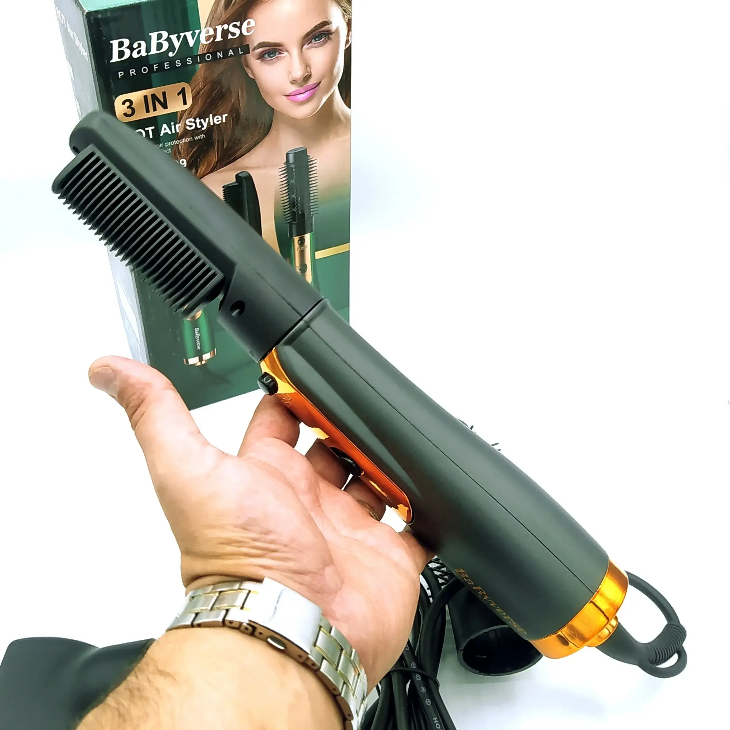 برس سشوار ثابت بابی ورس مدل BY-1099 برای صاف و مرتب کردن موها
