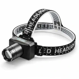 چراغ پیشانی شارژی مدل YD-959 | هدلامپ LED زومدار با شارژر Type-C